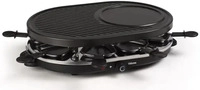 TRISTAR RA-2996, Tristar RA-2996 Raclette 8 Pf&auml;nnchen, Antihaftbeschichtung...