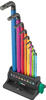 Wera 950/9 Hex-Plus Multicolour 3 Innen-Sechskant Winkelschraubendreher-Set 9teilig