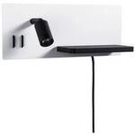 Paulmann Serra 71102 Wandleuchte 5.5 W LED Wei&szlig; (matt), Schwarz (matt)