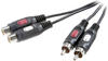SpeaKa Professional SP-7870208 Cinch Audio Verlängerungskabel [2x...