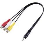SpeaKa Professional SP-8433716 AV Audio, Video Adapter [1x Klinkenstecker 3.5 mm - 3x
