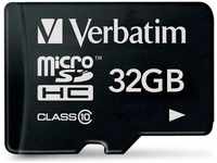 VERBATIM 44013, Verbatim Premium microSDHC-Karte 32 GB Class 10