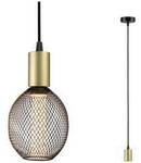 Paulmann 71134 Pendelleuchte E27 Schwarz (matt), Gold