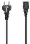 hama 00200738 Netzkabel, Schutzkontakt-Stecker - 3-pol.-Kaltger&auml;tezuleitung, 2,5 m,