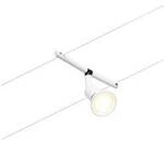 Paulmann Niedervolt-Seilsystem-Leuchte GU5.3 Wei&szlig; (matt), Chrom 94445