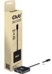 club3D USB-C&reg; / HDMI Adapter USB-C&reg; Stecker, HDMI-A Buchse 15 cm Schwarz CSV-1558