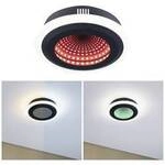 Paulmann 71037 Spaceglow LED-Deckenleuchte LED LED fest eingebaut 14 W Schwarz (matt)