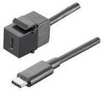 BACHMANN Keystone USB 3.1 Kupplung Typ C, Buchse/Stecker, 0,5 m 917.121