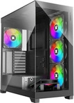 XILENCE X818.ARGB, Xilence Gleam Midi-Tower PC-Geh&auml;use Schwarz Seitenfenster