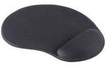 hama 00126855 Mauspad Ergo Mini, Schwarz