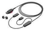 HP Poly Y-Trainingskabel mit QD Lock-Digital-Headsets Telefonkabel 85S09AA