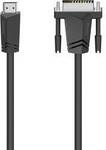hama 00205018 Verbindungskabel, HDMI&trade;-Stecker - DVI/D-Stecker, 1,5 m