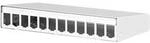 Metz Connect 130861-1202-E 12 Port Netzwerk-Patchpanel Unbest&uuml;ckt 1 HE Silber