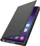 sbs mobile Flip Cover Samsung Galaxy S24 Ultra Schwarz Standfunktion, Induktives