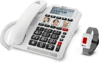 GEEMARC CL610_WH_VDE, Geemarc CL610 Schnurgebundenes Seniorentelefon Foto-Tasten,