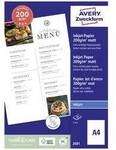 Avery-Zweckform 2681 2681 Tintenstrahl Druckerpapier DIN A4 200 g/m&sup2; 50 Blatt...