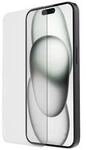 hama 00222703 Handy-Schutzglas Clear Protect f&uuml;r Apple iPhone 15, Montagehilfe