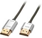 LINDY HDMI Anschlusskabel HDMI-A Stecker, HDMI-A Stecker 4.50 m Grau 41676 4K...