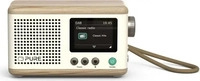 PURE 253799, Pure Classic Mini Cotton White/Oak EU/UK/AUS Tischradio DAB+, FM Eiche,