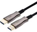 Value HDMI Anschlusskabel HDMI-A Stecker 30 m Schwarz 14.99.3483 8K UHD, Aktiv mit