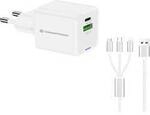 Conceptronic ALTHEA16W 2-Port 33W GaN USB PD Charger USB Ladeger&auml;t 33 W USB-A,