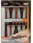 Bahco Ergo Elektriker Schraubendreher-Set 5teilig Schlitz, Kreuzschlitz Pozidriv