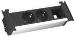 Bachmann 927.002 Steckdosenleiste Schwarz, Aluminium Schutzkontakt 1 St.