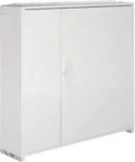 HAGER FP53SN2, Hager Schrank 800 x 800 x 205 Stahl Reinwei&szlig; (RAL 9010) 1 St.