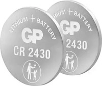 GP GPPBL243U001, GP Knopfzelle CR2430 3 V 2 St. 300 mAh Li-MnO2 GP Ultra Plus