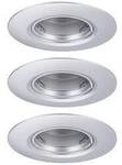 Paulmann 92113 Einbauleuchte 3er Set LED GU10 Chrom (matt)