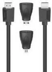 hama 00200705 High Speed HDMI&trade;-Kabel, Ultra-HD 4K, Ethernet, 1,50 m + 2