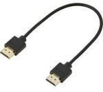 SpeaKa Professional HDMI Anschlusskabel HDMI-A Stecker, HDMI-A Stecker 0.20 m...
