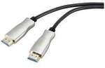SpeaKa Professional HDMI Anschlusskabel HDMI-A Stecker, HDMI-A Stecker 30.00 m