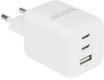 Dicota Compact USB Ladeger&auml;t 65 W 1x USB-A, 2x USB-C&reg; USB PD Wei&szlig; Innenbereich GaN