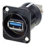 Reversible USB-Durchf&uuml;hrung 3.0 Buchse, Einbau NAUSB3-B Durchf&uuml;hrung NAUSB3-B