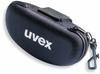 Uvex Brillenetui - Harschalenetui für gekrümmte Brillen mit Karabinerhaken -