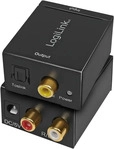 LOGILINK CA0102, LogiLink CA0102 Toslink / Cinch Audio Adapter [2x Cinch-Buchse,