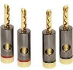 Dynavox 206436 Bananenstecker-Set 4 St.