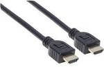 Manhattan HDMI Anschlusskabel HDMI-A Stecker, HDMI-A Stecker 10.00 m Schwarz 353977