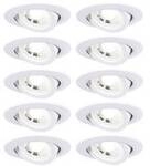 Paulmann 99995 Einbauleuchte LED 4.8 W Wei&szlig;
