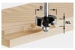 Festool 491085 Wendeplatte L&auml;nge 53.70 mm Produktabmessung, &Oslash; 38 mm Arbeits-L&auml;nge