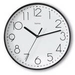 Hama 00185866 Quarz Wanduhr 22 cm x 22 cm x 220 mm x 220 mm x 35 mm Schwarz