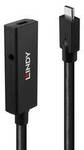 LINDY USB-C&reg; Kabel USB 3.2 Gen2 USB-C&reg; Stecker, USB-C&reg; Buchse 5.00 m Schwarz 43364