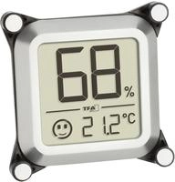 TFA Dostmann Humidore Thermo-/Hygrometer Silber 30.5056.54
