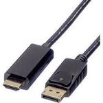 ROLINE DisplayPort Kabel DP - UHDTV, ST/ST, schwarz, 5 m 11.04.5788