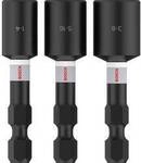 Bosch Accessories 2608521U65 Schlagschrauber-Steckschl&uuml;sseleinsatz-Set 1/4...