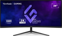 VIEWSONIC VX3418C-2K, Viewsonic VX3418C-2K LED-Monitor EEK F (A - G) 86.4 cm (34