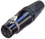 Neutrik NC10FXX-14-B XLR-Steckverbinder Kupplung, gerade Polzahl: 10 Schwarz 1...