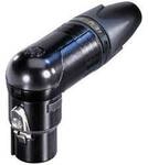 Neutrik NC10FRX-14-B XLR-Steckverbinder Kupplung, gewinkelt Polzahl: 10 Schwarz 1 St.