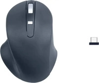 MATIAS M20DCBB, Matias M20DCBB Ergonomische Maus Kabellos Optisch Schwarz 4 Tasten